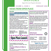 News from Open Place, February 2010